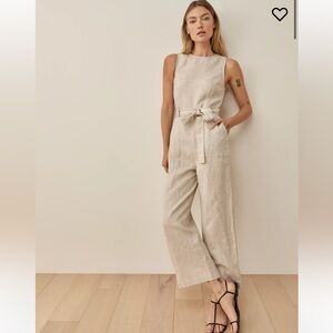 Reformation Naomi Linen Jumpsuit